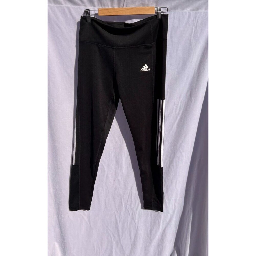 Adidas Aeroready black tapered leg athleisure pull on pants large